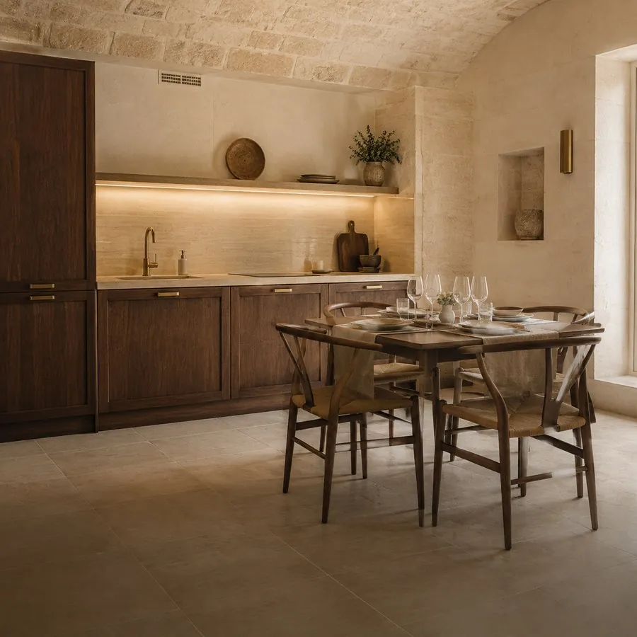 Cucina e zona pranzo
